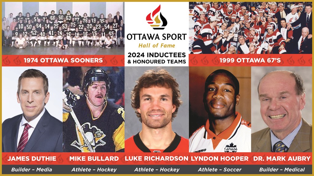 New inductees to enter Ottawa Sport Hall of Fame on May 28,&nbsp;2024