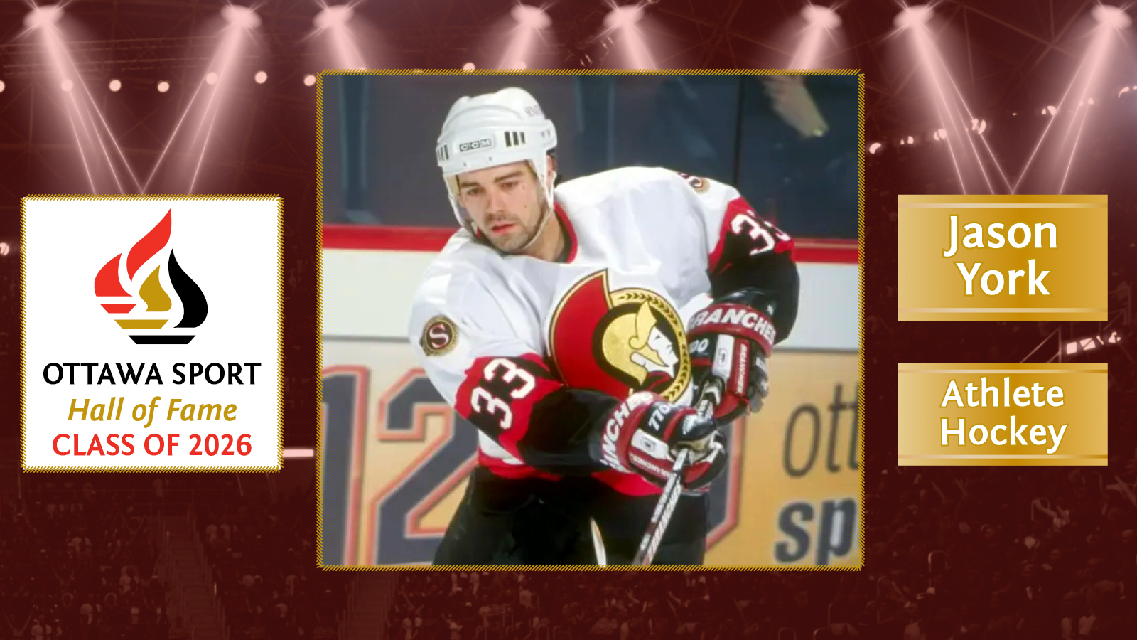 2026 Ottawa Sport Hall of Fame Inductee Profile: Jason York (Athlete – Hockey)